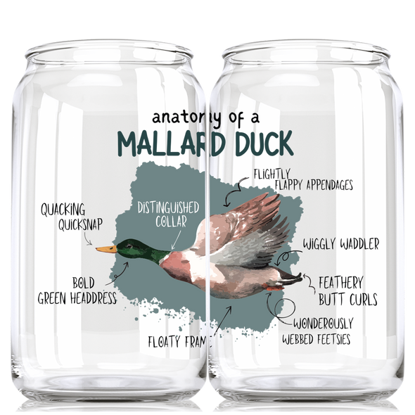 Anatomy of Duck Hunting - Beer Can Glass - 6 PCS MOQ