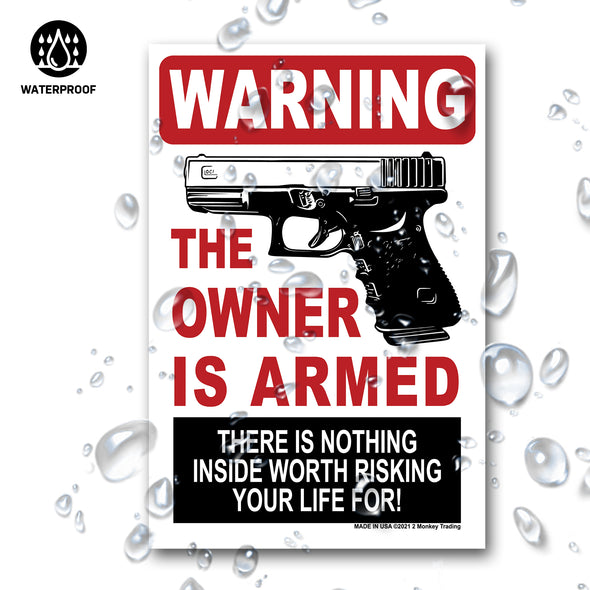 Owner Is Armed Decal