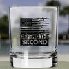 Whiskey Glass - Defend the Second - 2 Monkey Trading LLC