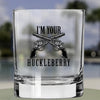 I'm Your Huckleberry - Color - Whiskey Glass - 2 Monkey Trading LLC