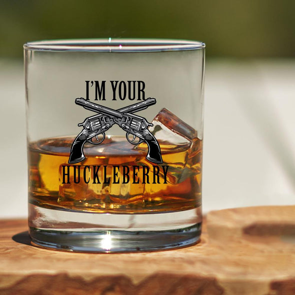 I'm Your Huckleberry - Color - Whiskey Glass - 2 Monkey Trading LLC