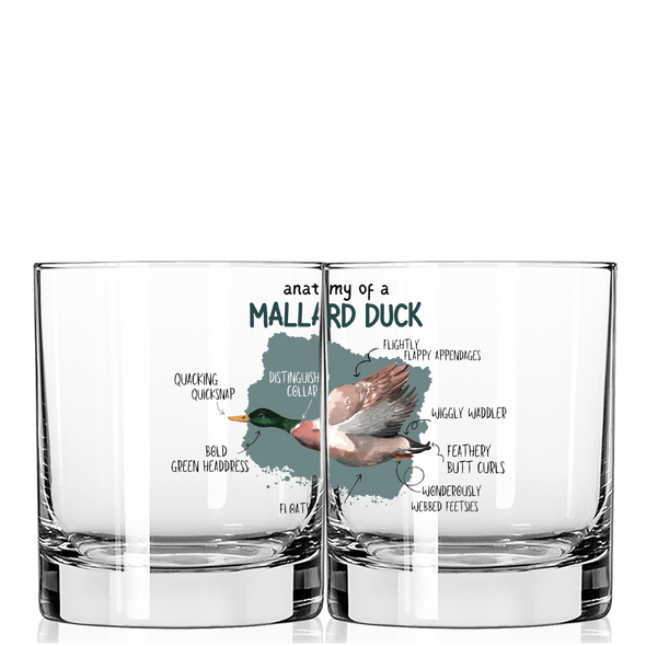 Anatomy of Duck Hunting - Whiskey Glass - 6 PCS MOQ