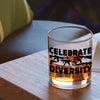 Whiskey Glass - Celebrate Diversity - 2 Monkey Trading LLC