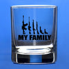 Whiskey Glass - My Family Guns - 2 Monkey Trading LLC