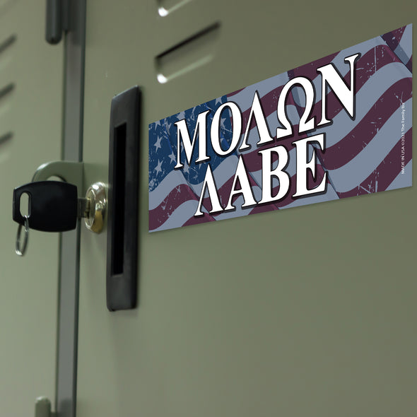 Molon Labe 8.5 x 2.75 Rectangle Magnet