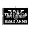 We The People Have The Right To Bear Arms 6x4 Oval Magnet