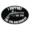 Percussion Pistol I Support The 2nd Decal