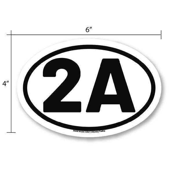 2A Oval Decal