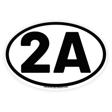 2A Oval Decal