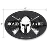 Molon Labe Oval Decal