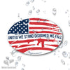 United We Stand Disarmed We Fall Decal