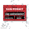 Gun Permit Decal
