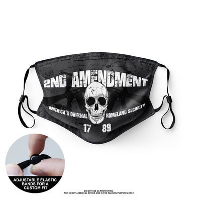 Face Mask - 2nd Amendment (12 Masks) - 2 Monkey Trading LLC