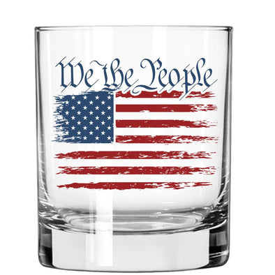 Whiskey Glass - We The People - 2 Monkey Trading LLC