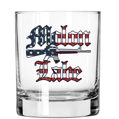 Whiskey Glass - Molon Labe Patriotic - 2 Monkey Trading LLC