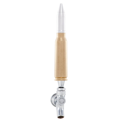20MM Vulcan Cannon Round Beer Tap Handle - 2 Monkey Trading LLC