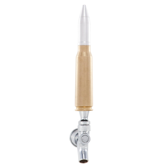20MM Vulcan Cannon Round Beer Tap Handle - 2 Monkey Trading LLC