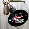 We The People Protect the Second 6x4 Oval Magnet