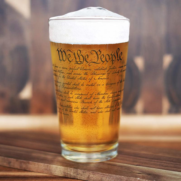 Pint Glass - Constitution - 2 Monkey Trading LLC