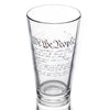 Pint Glass - Constitution - 2 Monkey Trading LLC