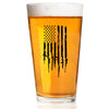 Pint Glass - Gun Flag - 2 Monkey Trading LLC