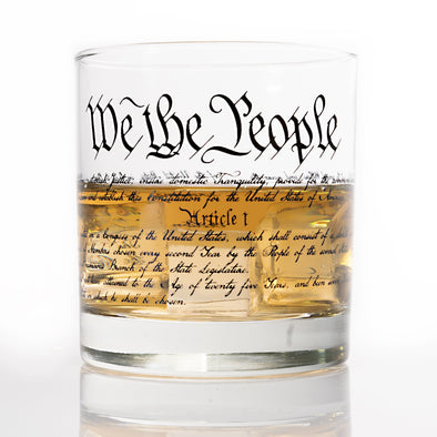 Whiskey Glass - We The People - 2 Monkey Trading LLC