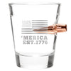 .308 Bullet Shot Glass – 'Merica EST. 1776