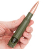 50 Caliber Bullet Bottle Opener in Olive Drab - Blister Pack Packaging - 2 Monkey Trading LLC