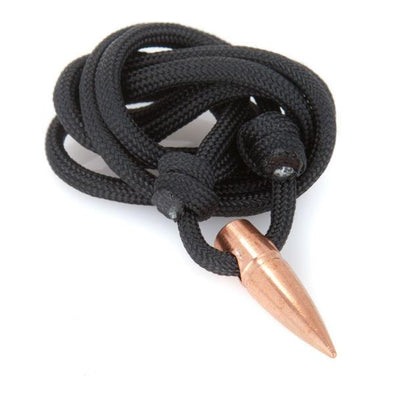 Paracord .308 Projectile Sniper Necklace - Black