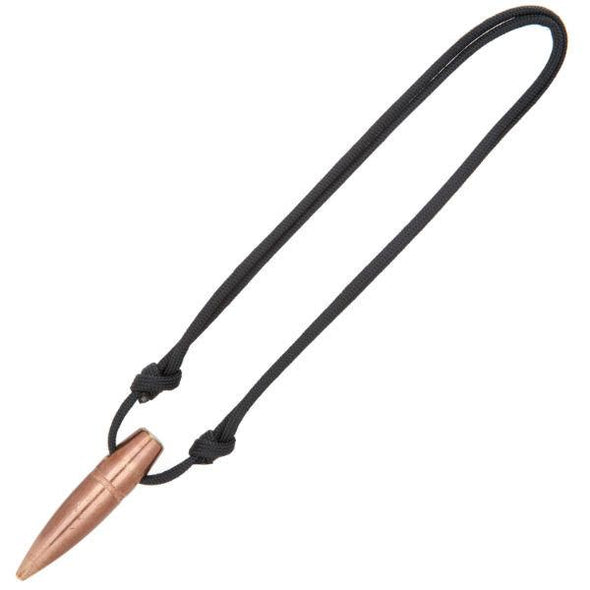 50 Caliber Sniper Paracord Necklace - Black