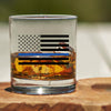 Whiskey Glass - Thin Blue Line SP - 2 Monkey Trading LLC