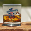 Whiskey Glass - No Apologies Skull