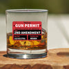 Whiskey Glass - Gun Permit Color - 2 Monkey Trading LLC