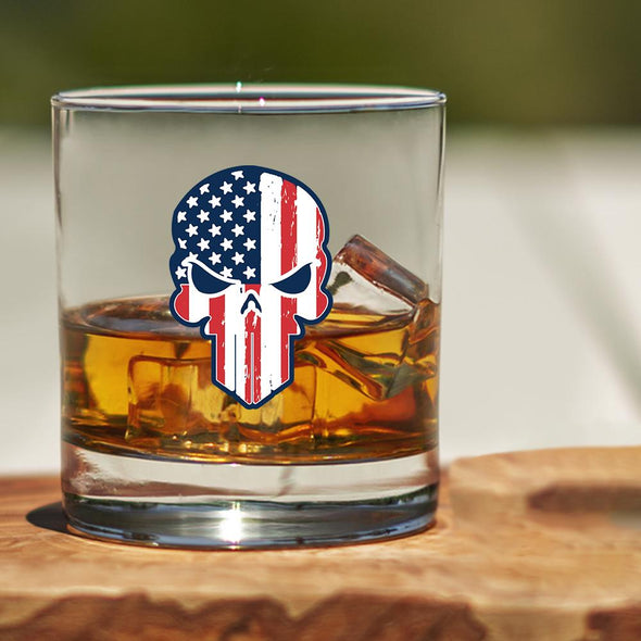 Punisher - Color - Whiskey Glass