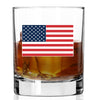 Whiskey Glass - American Flag RWB - 2 Monkey Trading LLC