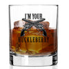 I'm Your Huckleberry - Color - Whiskey Glass - 2 Monkey Trading LLC