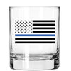 Whiskey Glass - Thin Blue Line SP - 2 Monkey Trading LLC