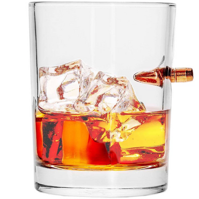 .308 Real Bullet Whiskey Glass