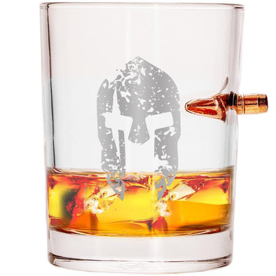 .308 Real Bullet Whiskey Glass - Molon Labe